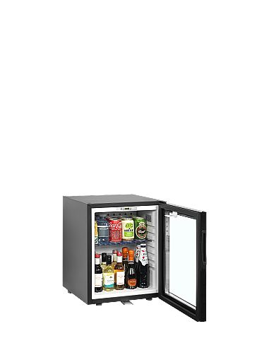 Réfrigérateur minibar noir porte vitrée réversible 24 L - TM35GC