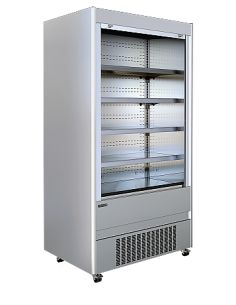 Vitrine réfrigérée inox façade ouverte 580 L - MCX130M