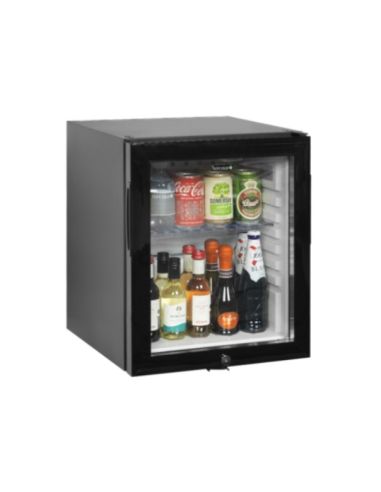 Réfrigérateur minibar noir porte vitrée réversible 24 L - TM35GC