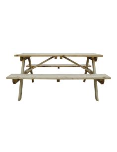 Table pique-nique en bois 1,5m