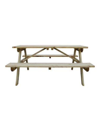 Table pique-nique en bois 1,5m