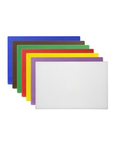 Ensemble de 7 planches à découper antibactériennes basse densité Hygiplas 10mm