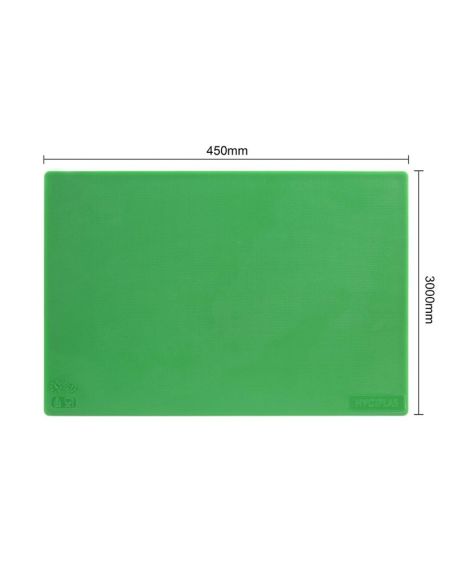 Ensemble de 7 planches à découper antibactériennes basse densité Hygiplas 10mm