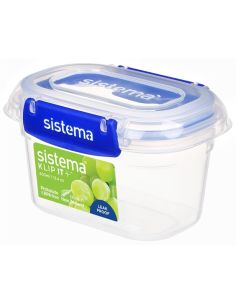 Boîte alimentaire rectangulaire Klip It Plus 400ml | Sistema - CH248