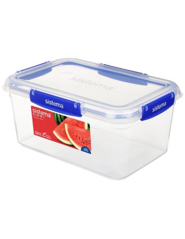 Boîte alimentaire rectangulaire Sistema Klip It Plus 3,35L
