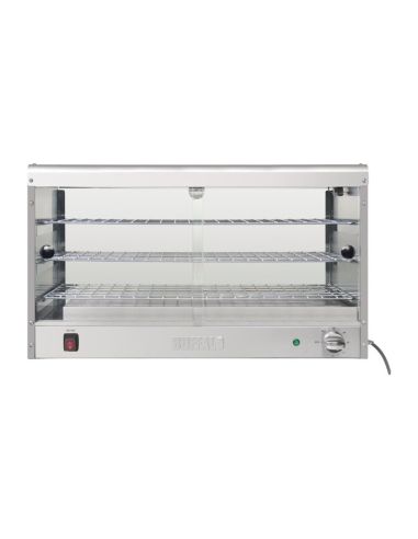 Vitrine chauffante économique Buffalo - Capacité 60 tourtes