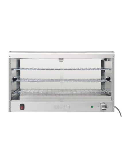 Vitrine chauffante économique Buffalo - Capacité 60 tourtes