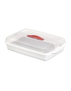 Boîte de transport à gâteau blanche Curver 450mm