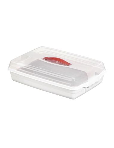 Boîte de transport à gâteau blanche Curver 450mm