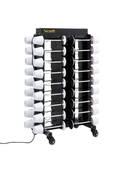 Chariot de chargement Securit pour 36 lampes de table adapté à GR652 GR655 GR656 GR657 GR658