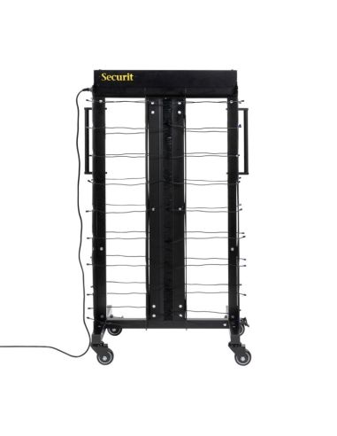 Chariot de chargement Securit pour 36 lampes de table adapté à GR652 GR655 GR656 GR657 GR658