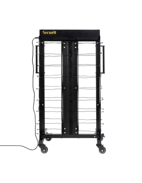 Chariot de chargement Securit pour 36 lampes de table adapté à GR652 GR655 GR656 GR657 GR658