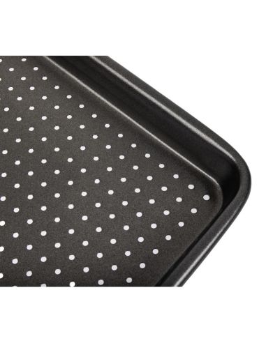 Plaque de cuisson perforée antiadhésive MasterClass Crusty Bake
