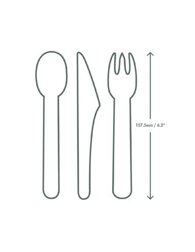 Couteaux en papier compostables Vegware (lot de 1000)