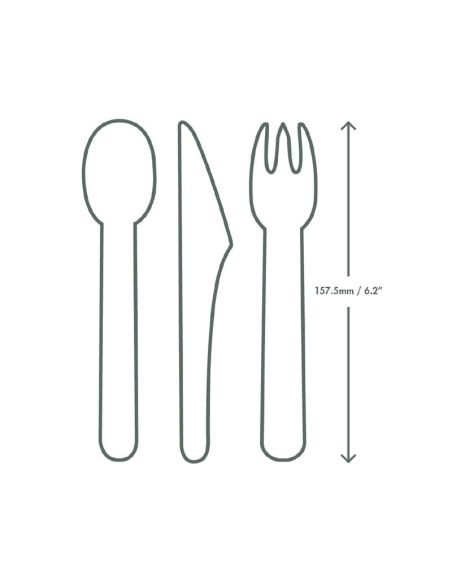 Couteaux en papier compostables Vegware (lot de 1000)