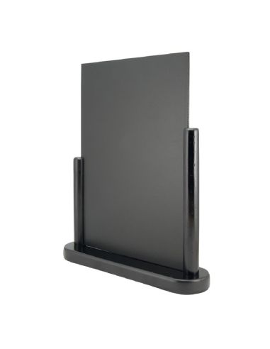 Grand chevalet de table Securit Elegant bois laqué noir