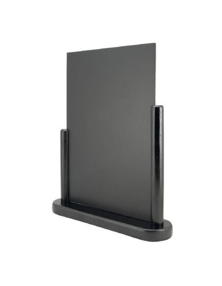 Grand chevalet de table Securit Elegant bois laqué noir