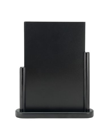 Grand chevalet de table Securit Elegant bois laqué noir