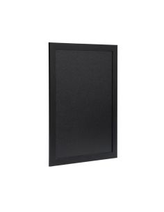 Ardoise murale cadre en bois noir avec feutre craie et fixations Securit 30x40cm