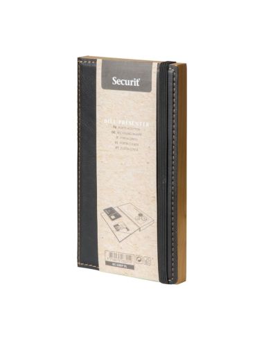Porte-addition en bois recouvert de polyuréthane Securit Trendy noir