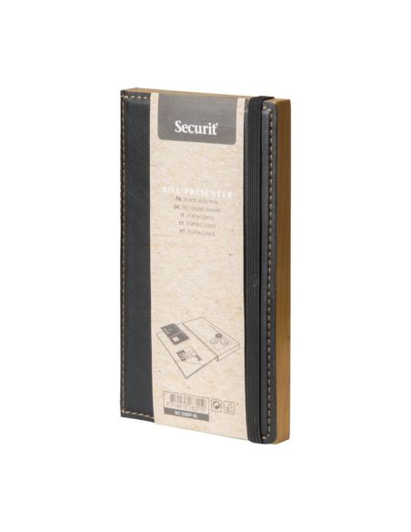 Porte-addition en bois recouvert de polyuréthane Securit Trendy noir