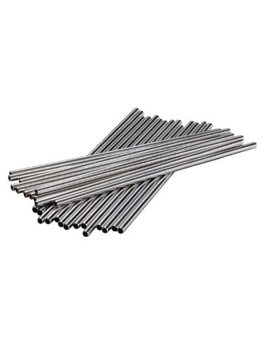 Pailles en inox Beaumont 215mm (lot de 25)