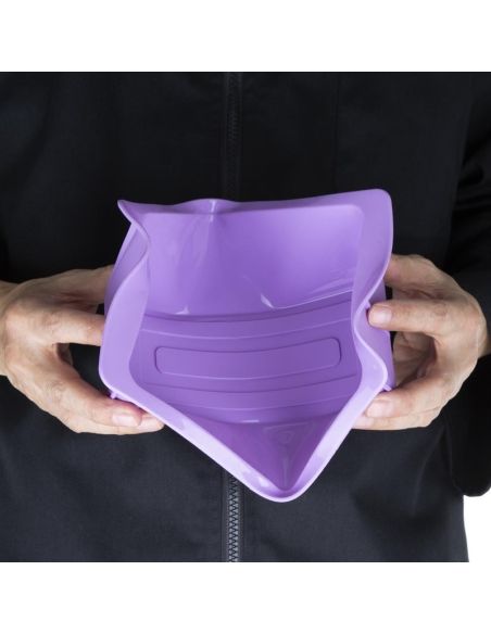 Moule à cake flexible en silicone Hygiplas violet