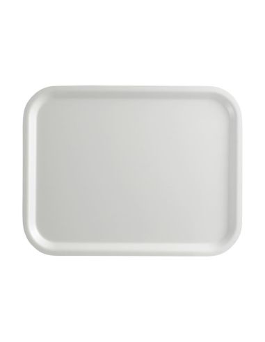 Plateau surface lisse Capri Cambro blanc 320x530mm