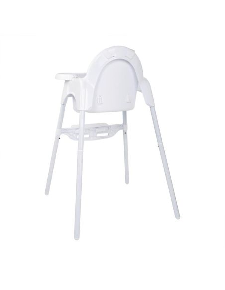 Chaise haute bébé Bolero blanc brillant