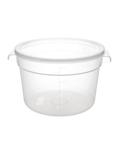 Conteneur alimentaire rond en polypropylène Vogue 10L