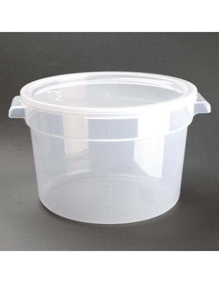 Conteneur alimentaire rond en polypropylène Vogue 10L