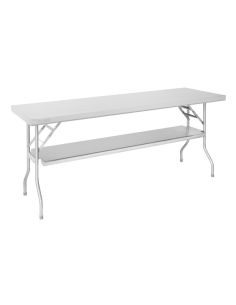Table de travail pliante inox Vogue 1830x760x780