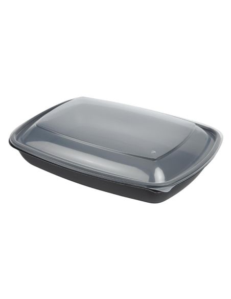 Grandes barquettes alimentaires rectangulaires Fastpac 1350ml (lot de 150)
