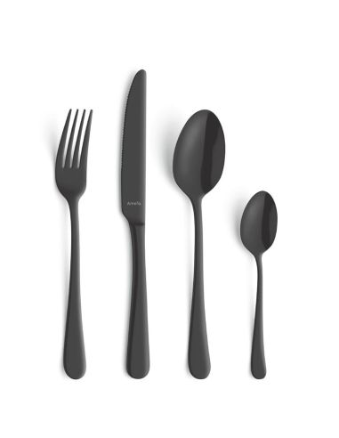 Fourchettes de table Amefa Austin noires (lot de 12)