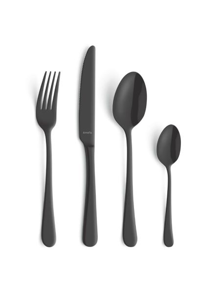 Fourchettes de table Amefa Austin noires (lot de 12)