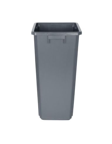 Poubelle Jantex Slim grise 60L