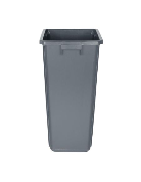 Poubelle Jantex Slim grise 60L