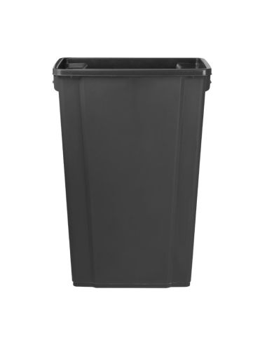 Poubelle Jantex Slim noire 80L