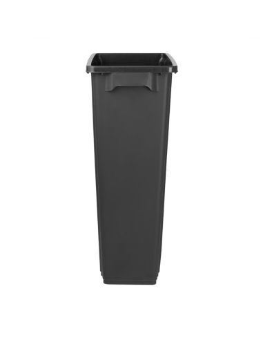 Poubelle Jantex Slim noire 80L