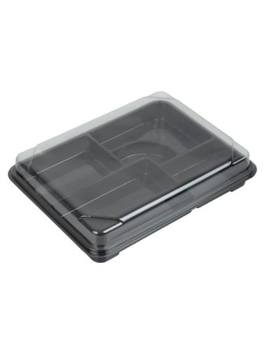 Plateaux repas recyclables Bento Faerch 263 x 201 mm (lot de 90)