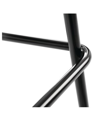 Tabourets hauts Scandi Bolero noirs (lot de 2)