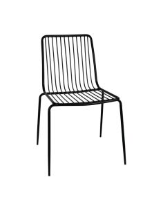 Chaises en fils d'acier Bolero (lot de 4)