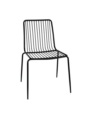 Chaises en fils d'acier Bolero (lot de 4)