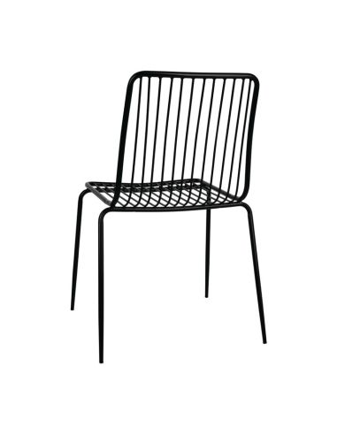 Chaises en fils d'acier Bolero (lot de 4)