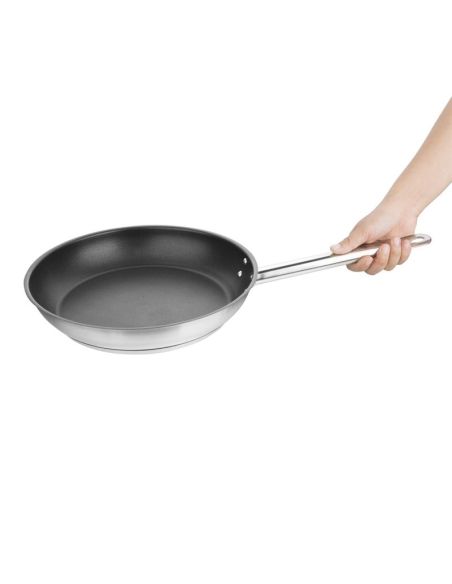Poêle antiadhésive en inox Vogue Téflon Platinum Plus 280 mm