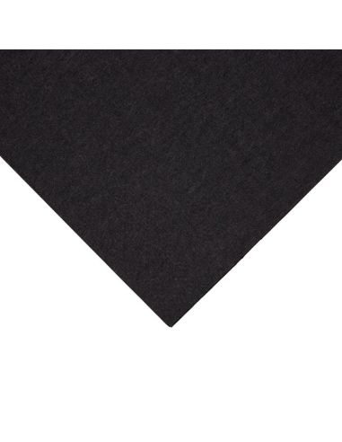 Serviettes diner 3 plis Fiesta Recyclable noires 40x40cm pliage 1/8 (Lot de 1000)