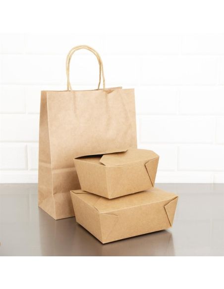 Boîtes repas en carton Fiesta Recyclable 112mm (lot de 300)