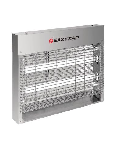 Désinsectiseur LED en inox brossé Eazyzap 8W