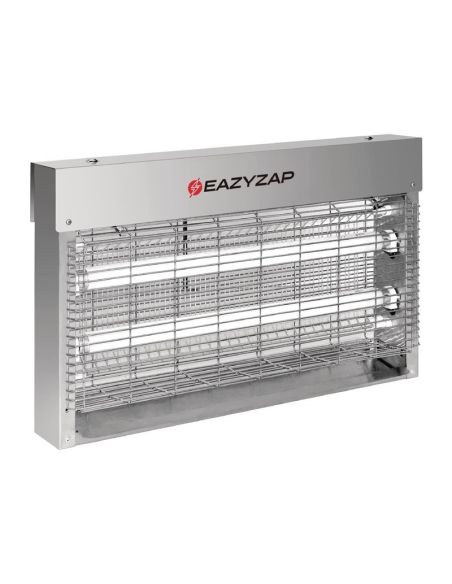 Désinsectiseur LED en inox brossé Eazyzap 20W