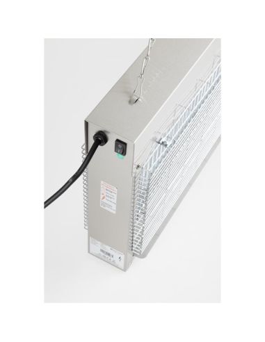 Désinsectiseur LED en inox brossé Eazyzap 20W